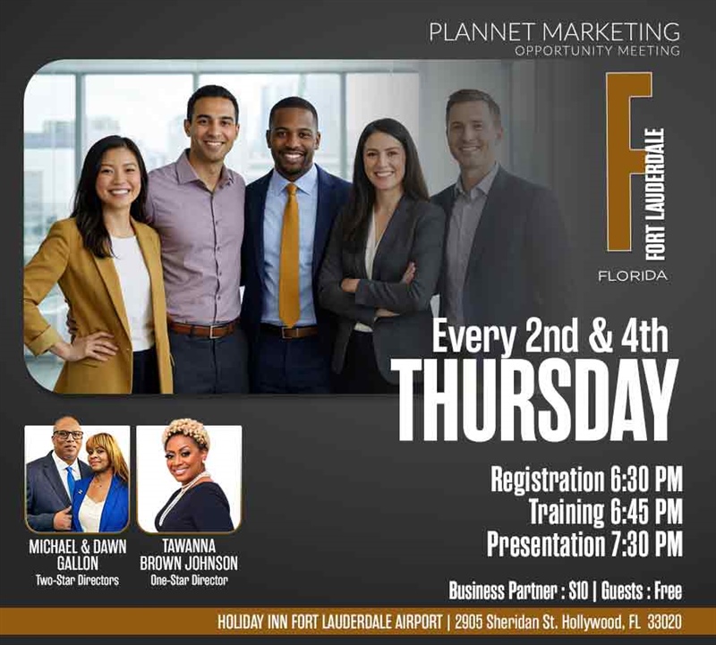 Fort Lauderdale, FL - Business Opportunity Meeting