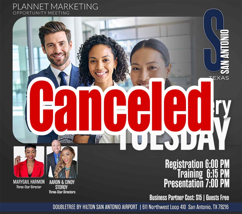 San Antonio, TX - Business Opportunity Meeting (CANCELED)