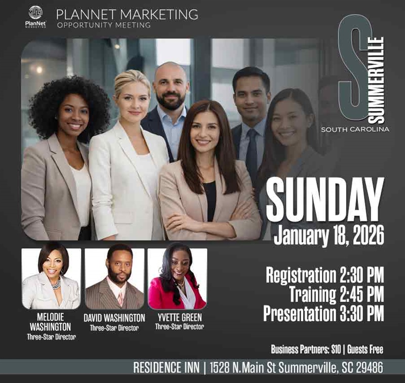 Summerville, SC Opportunity Meeting