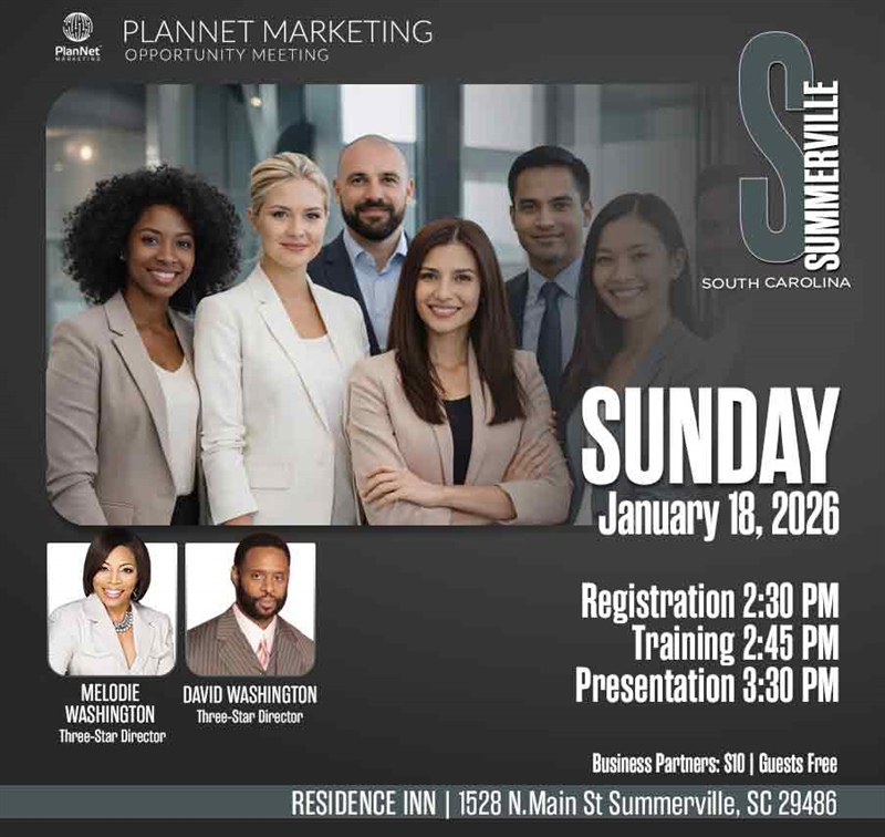 Summerville, SC Opportunity Meeting