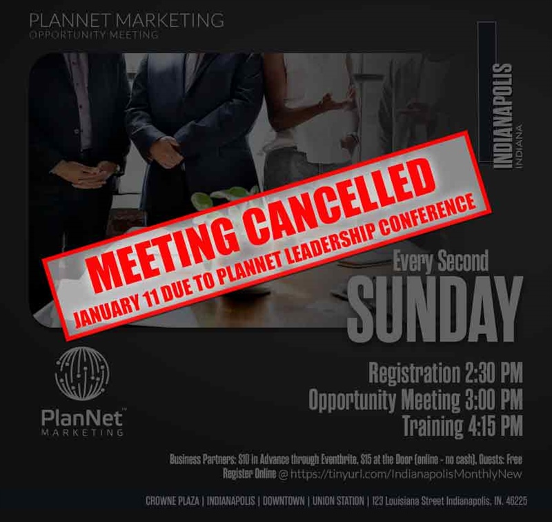 Indianapolis, IN - Business Opportunity Meeting (CANCELLED)
