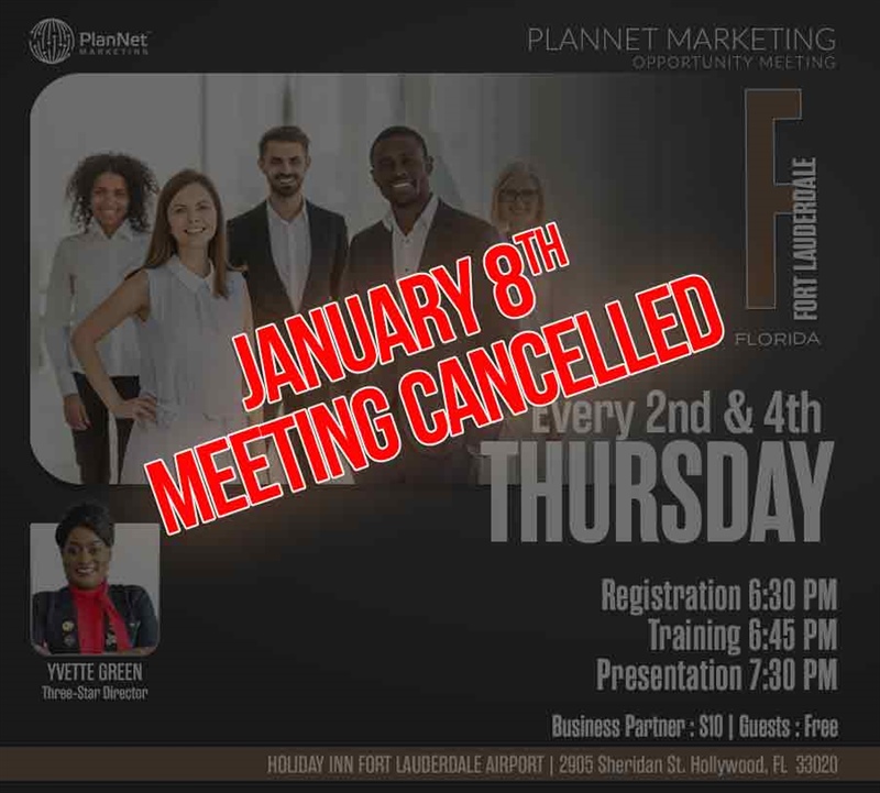 Fort Lauderdale, FL - Business Opportunity Meeting (CANCELLED)