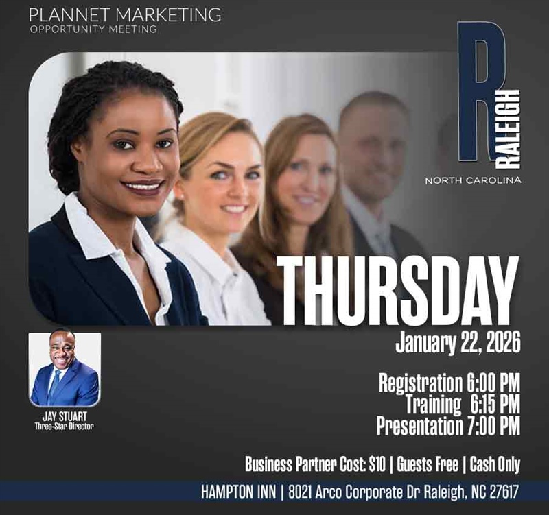 Raleigh, NC - Business Opportunity Meeting