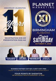Birmingham, AL - 11 Year Anniversary Meeting & Super Saturday
