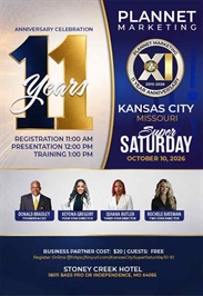 Kansas City, MO - 11 Year Anniversary Meeting & Super Saturday