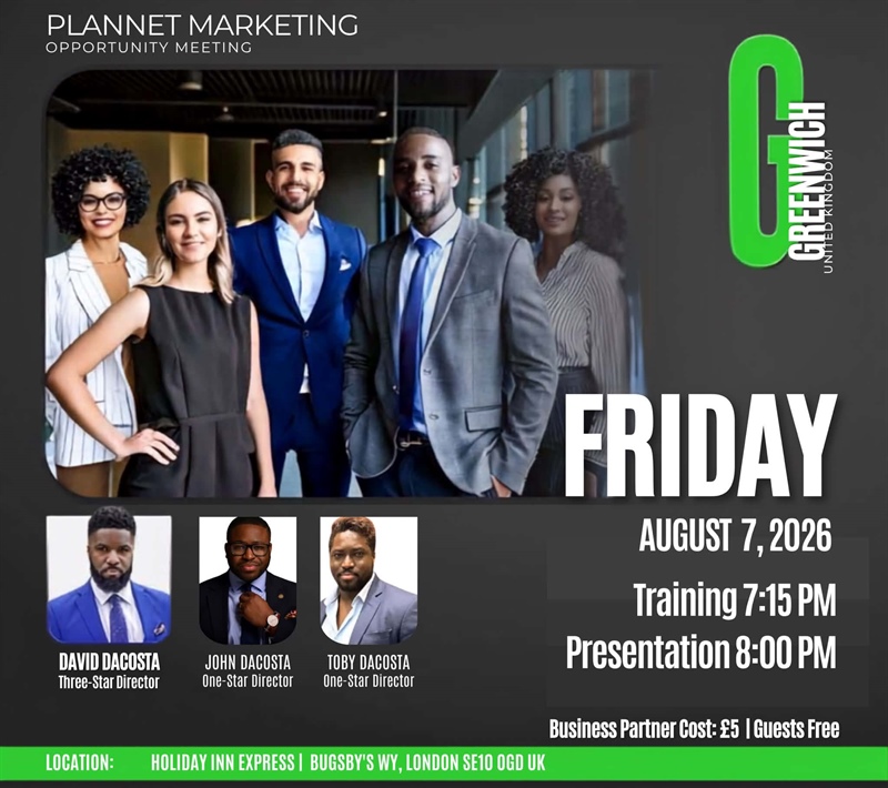 Greenwich, UK - Business Opportunity Meeting