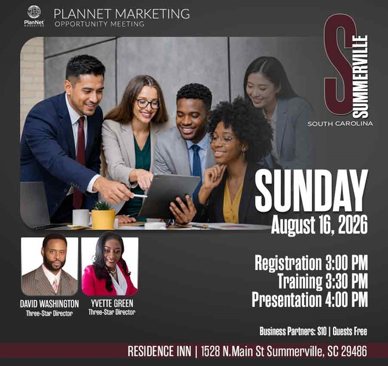 Summerville, SC - Business Opportunity Meeting