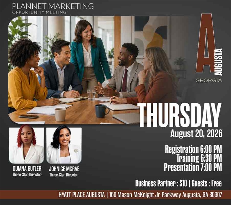Augusta, GA - Business Opportunity Meeting