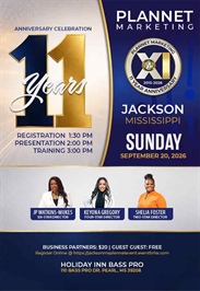 Jackson, MS - 11 Year Anniversary Meeting