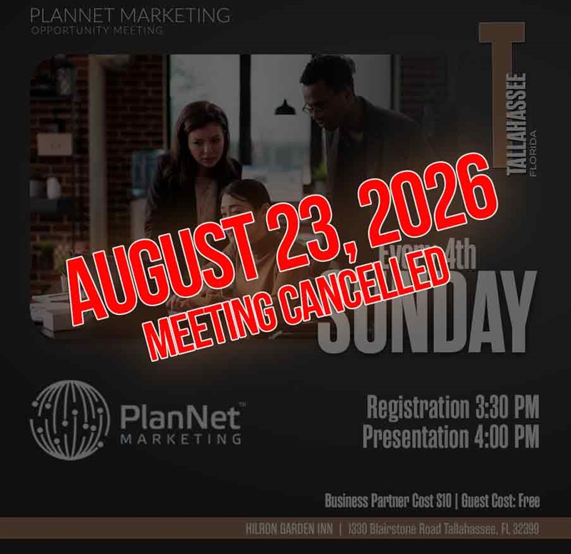 Tallahassee, FL - Business Opportunity Meeting (CANCELLED)