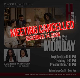 Huntsville, AL - Business Opportunity Meeting (CANCELLED)