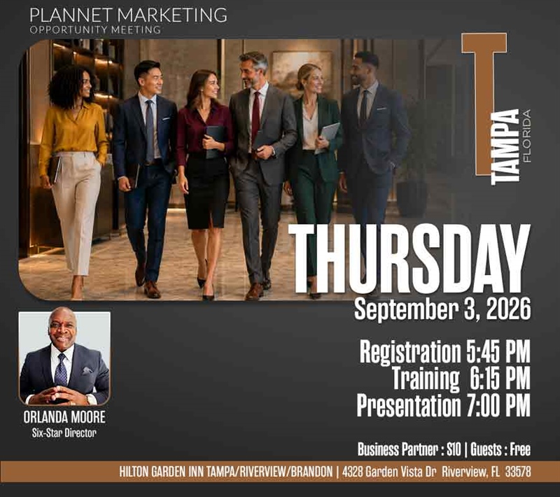 Tampa, FL - Business Opportunity Meeting