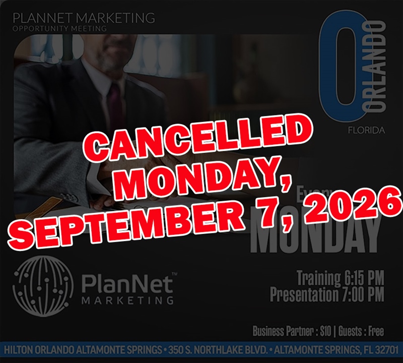 Orlando, FL - Business Opportunity Meeting (CANCELLED)