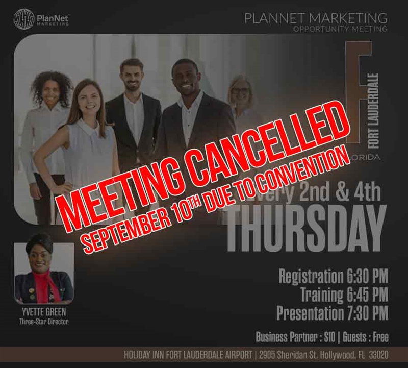 Fort Lauderdale, FL - Business Opportunity Meeting (CANCELLED)