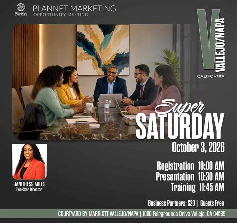Vallejo/Napa, CA - Super Saturday