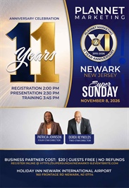 Newark, NJ - 11 Year Anniversary Meeting & Super Sunday