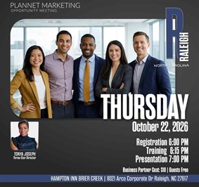 Raleigh, NC - Business Opportunity Meeting