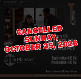 Tallahassee, FL - Business Opportunity Meeting (CANCELLED)