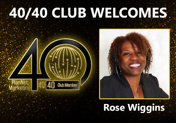 Congratulations to Rose Wiggins for Achieving the 40/40 Club!
