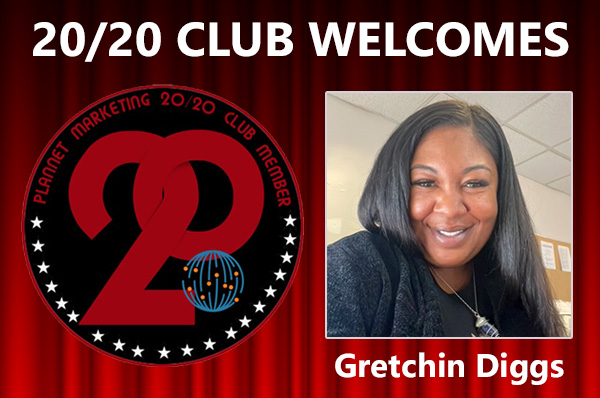 Meet New 20/20 Club Member Gretchin Diggs!