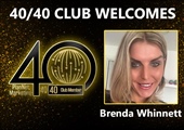 Congratulations to Brenda Whinnett for Achieving the 40/40 Club!