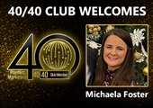 Congratulations to Michaela Foster for Achieving the 40/40 Club!