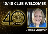 Congratulations to Jessica Chapman for Achieving the 40/40 Club!