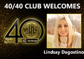 Congratulations to Lindsay Dagostino for Achieving the 40/40 Club!