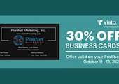 30% Off Business Cards at Vistaprint