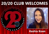 Meet New 20/20 Club Member Keshia Koen!
