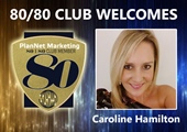 Congratulations to Caroline Hamilton for Achieving the 80/80 Club!