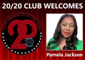 Meet New 20/20 Club Member Pamela Jackson!