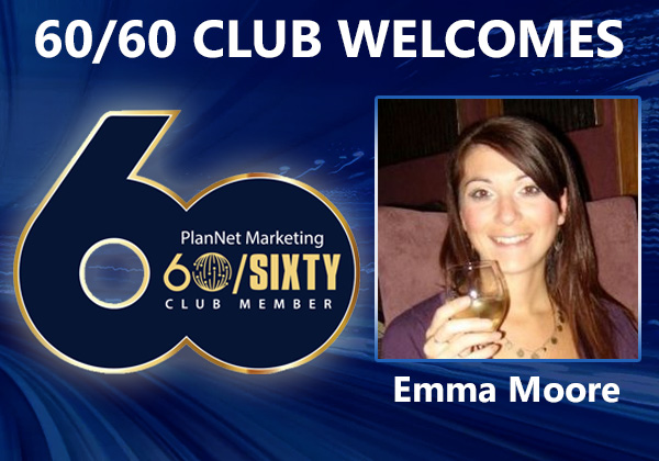 Congratulations to Emma Moore for Achieving the 60/60 Club!