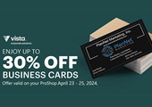 30% Off Business Cards at Vistaprint!