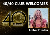 Congratulations to Amber Friedler for Achieving the 40/40 Club!