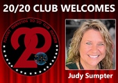 Meet New 20/20 Club Member Judy Sumpter!
