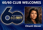 Congratulations to Chianti Glover for Achieving the 60/60 Club!