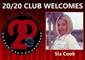 Meet New 20/20 Club Member Sia Cook!