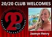 Meet New 20/20 Club Member Jasmyn Henry!