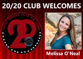 Meet New 20/20 Club Member Melissa O'Neal!