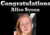 Congratulations to Alice Syson for Achieving One-Star Director!