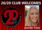 Congratulations to Jennifer Frost for Achieving the 20/20 Club!