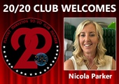 Congratulations to Nicola Parker for Achieving the 20/20 Club!