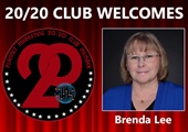 Congratulations to Brenda Lee for Achieving the 20/20 Club!