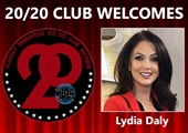 Congratulations to Lydia Daly for Achieving the 20/20 Club!