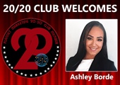 Congratulations to Ashley Borde for Achieving the 20/20 Club!