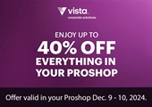 40% Off Everything in Your Proshop at Vistaprint