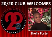 Congratulations to Shelia Foster for Achieving the 20/20 Club!