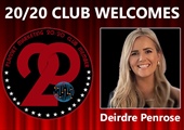 Congratulations to Deirdre (Dee) Penrose for Achieving the 20/20 Club!
