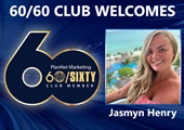 Congratulations to Jasmyn Henry for Achieving the 60/60 Club!